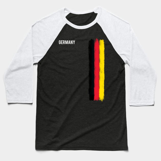 Germany Baseball T-Shirt by cowyark rubbark